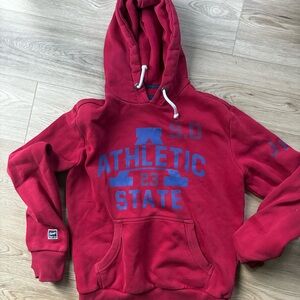 SUPERDRY red hoodie size S
